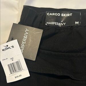 Harper Black Mini Skirt. New With Tags